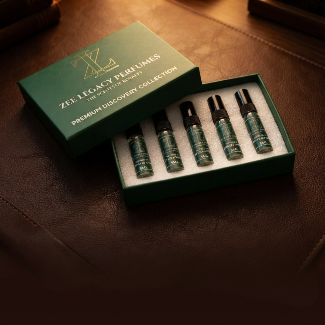 Men’s Discovery Set | Top 5 Luxury Perfume Oils Box – Zee Legacy