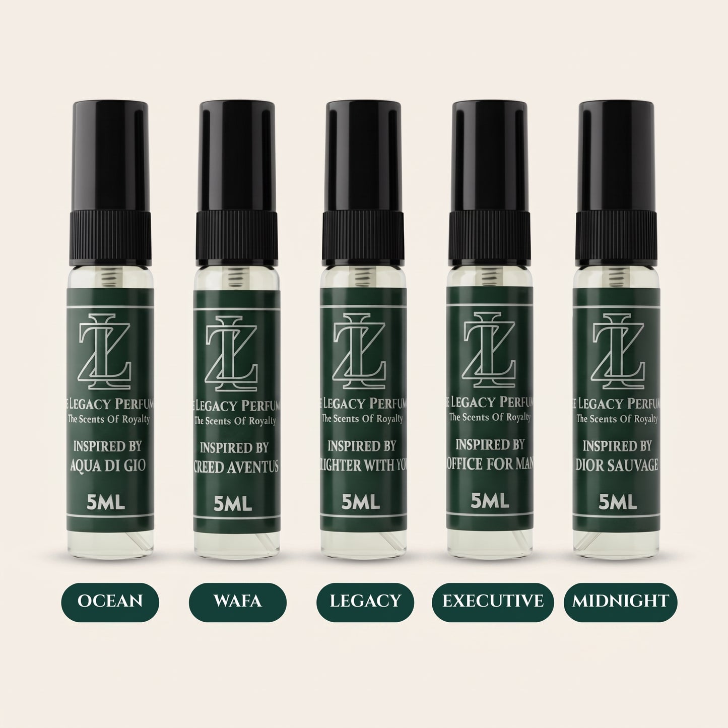 Men’s Discovery Set | Top 5 Luxury Perfume Oils Box – Zee Legacy