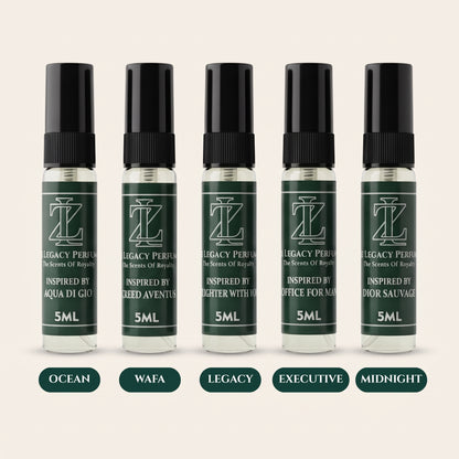 Men’s Discovery Set | Top 5 Luxury Perfume Oils Box – Zee Legacy