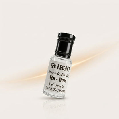 Tea Rose Pure Floral Attar 6ml | Natural Rose Fragrance – Zee Legacy