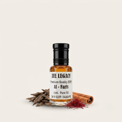 Al Faris Arabic Attar 6ml | Traditional Woody & Spicy Oil – Zee Legacy